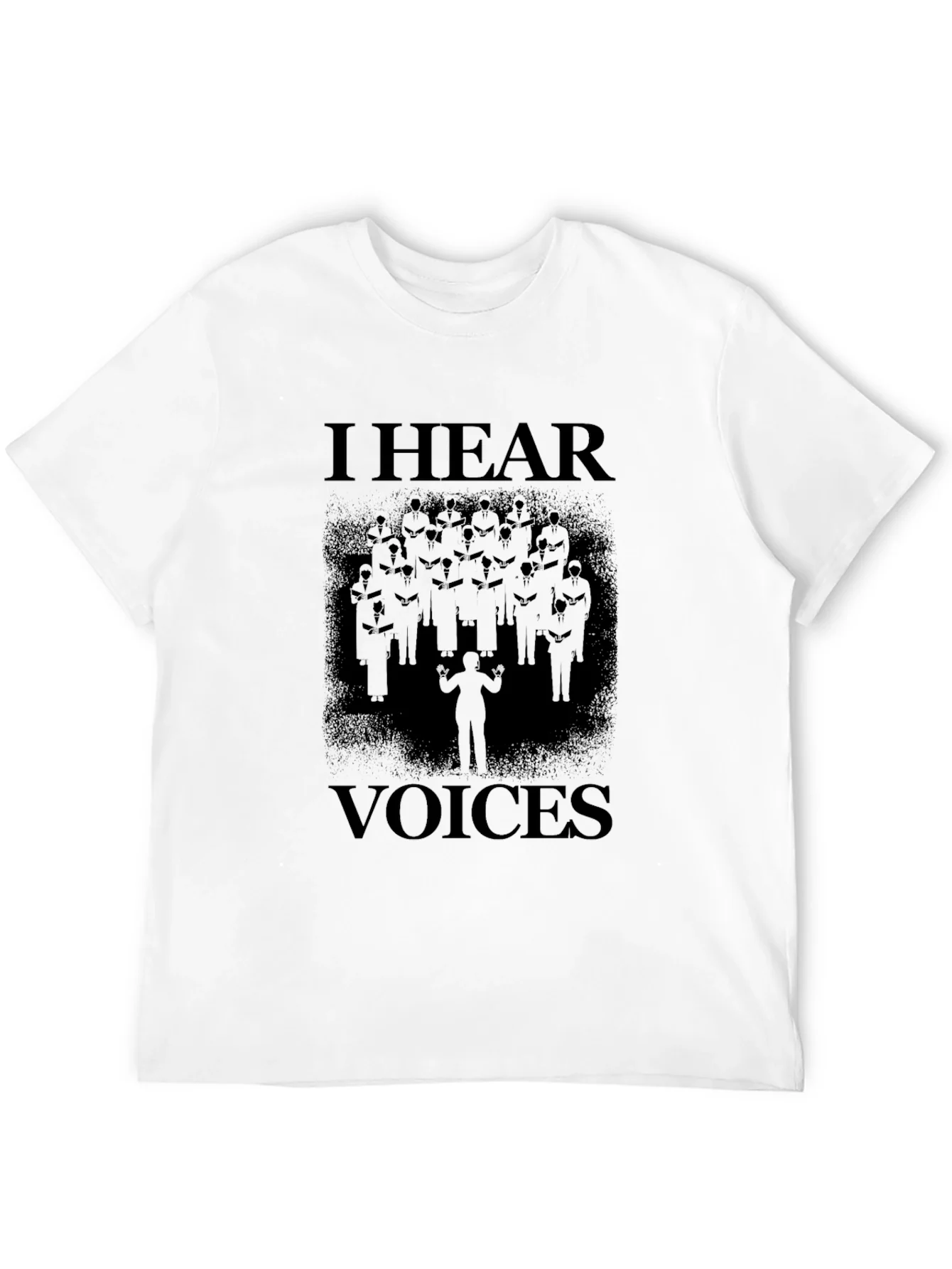 I Hear Voices Graphic Print T-Shirt