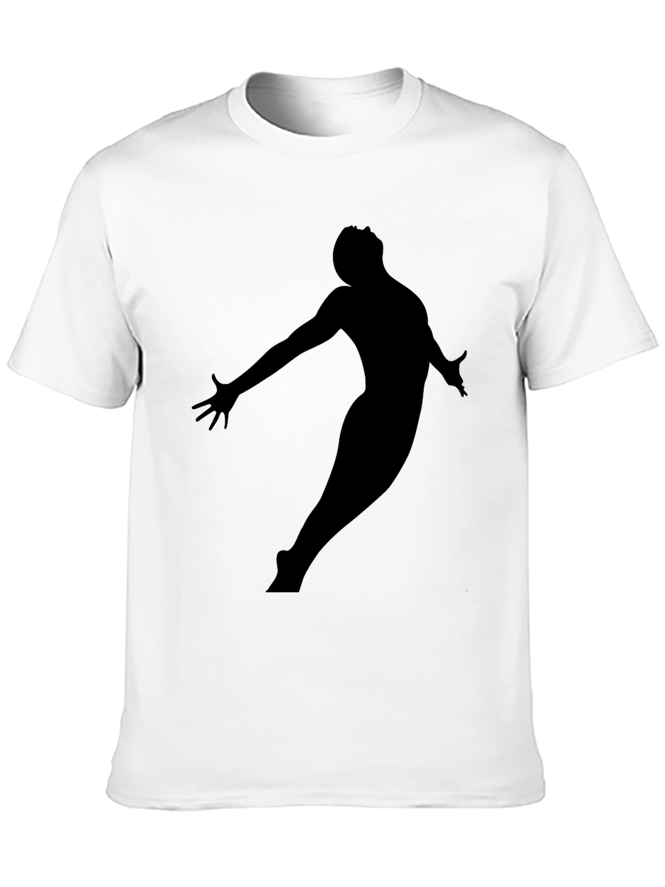 Silhouette Graphic Tee - Modern Black T-Shirt