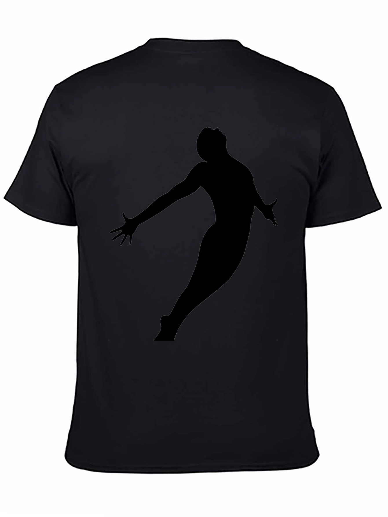 Silhouette Graphic Tee - Modern Black T-Shirt