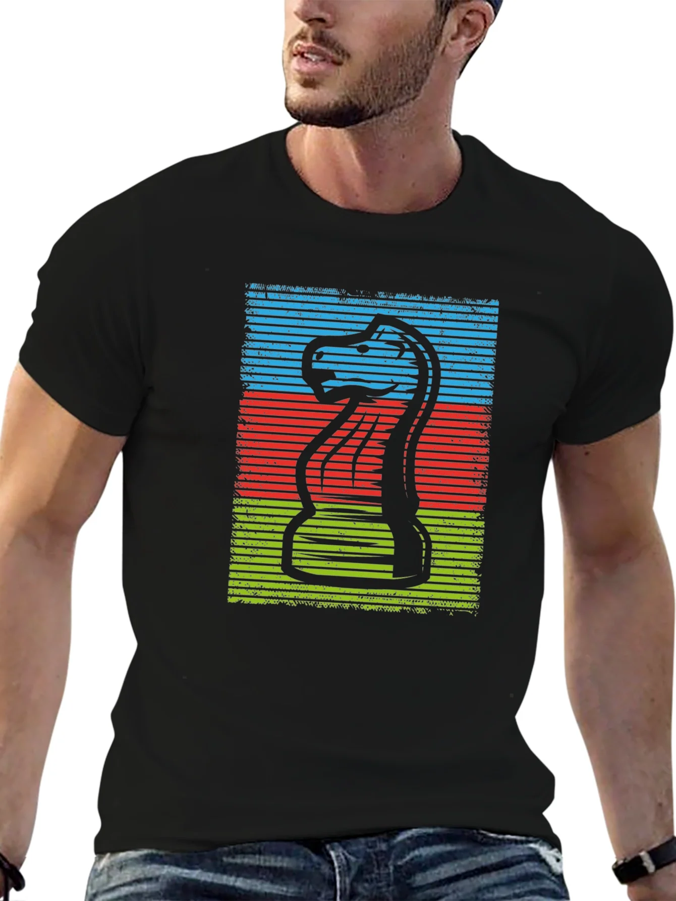 Chess Knight Graphic T-Shirt