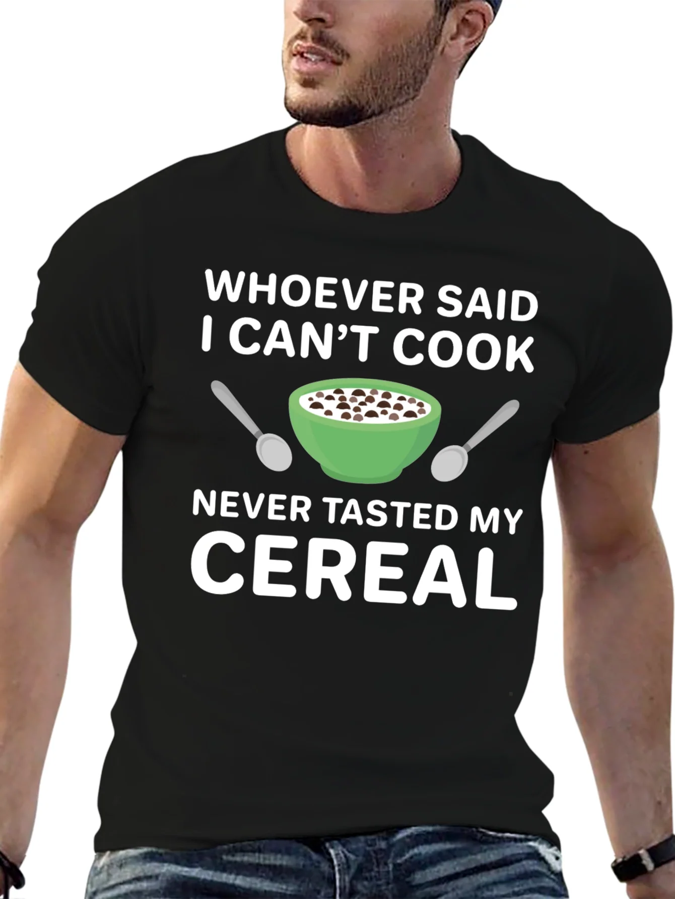 Funny I Cant Cook Cereal T-Shirt