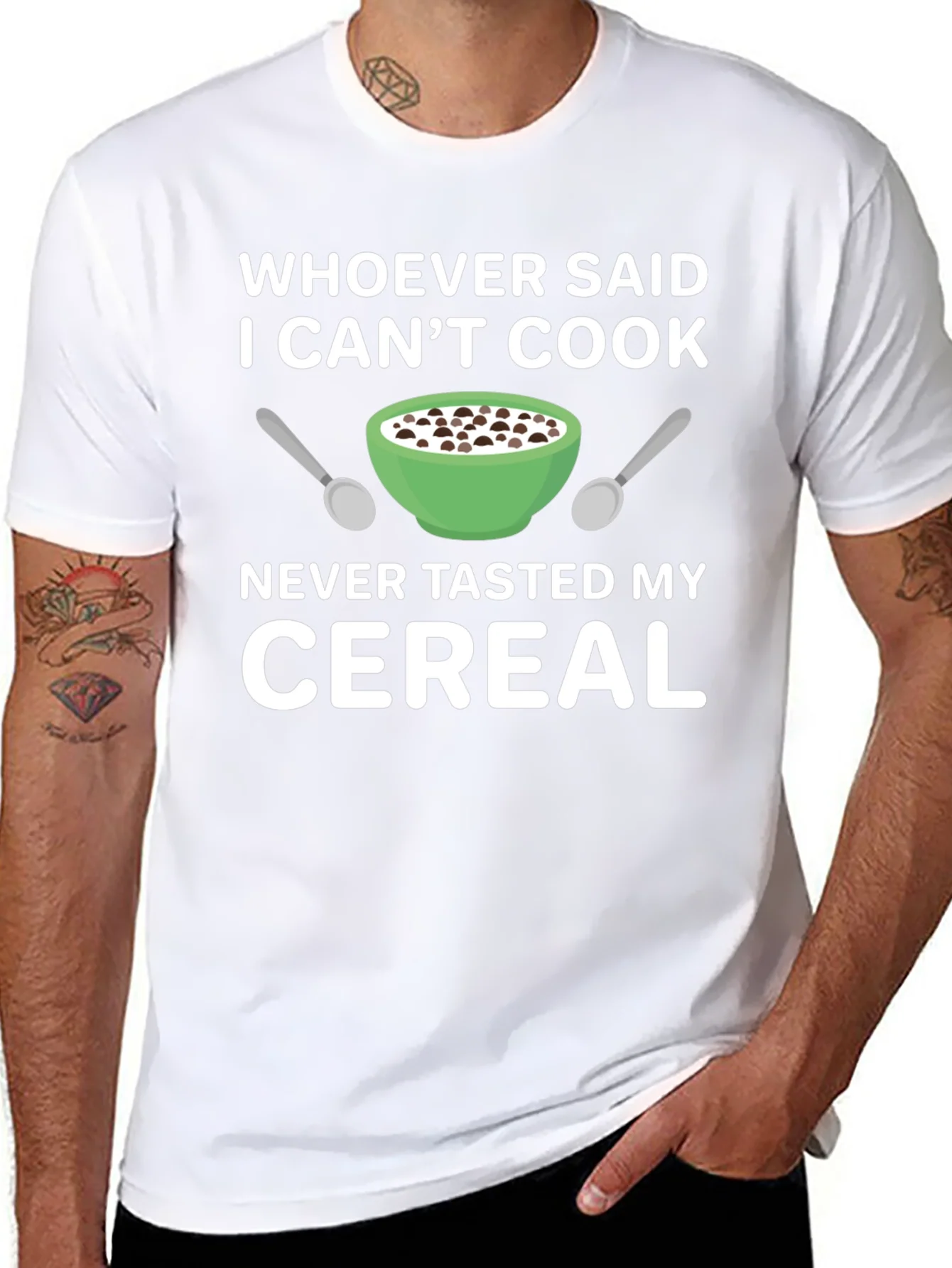 Funny I Cant Cook Cereal T-Shirt