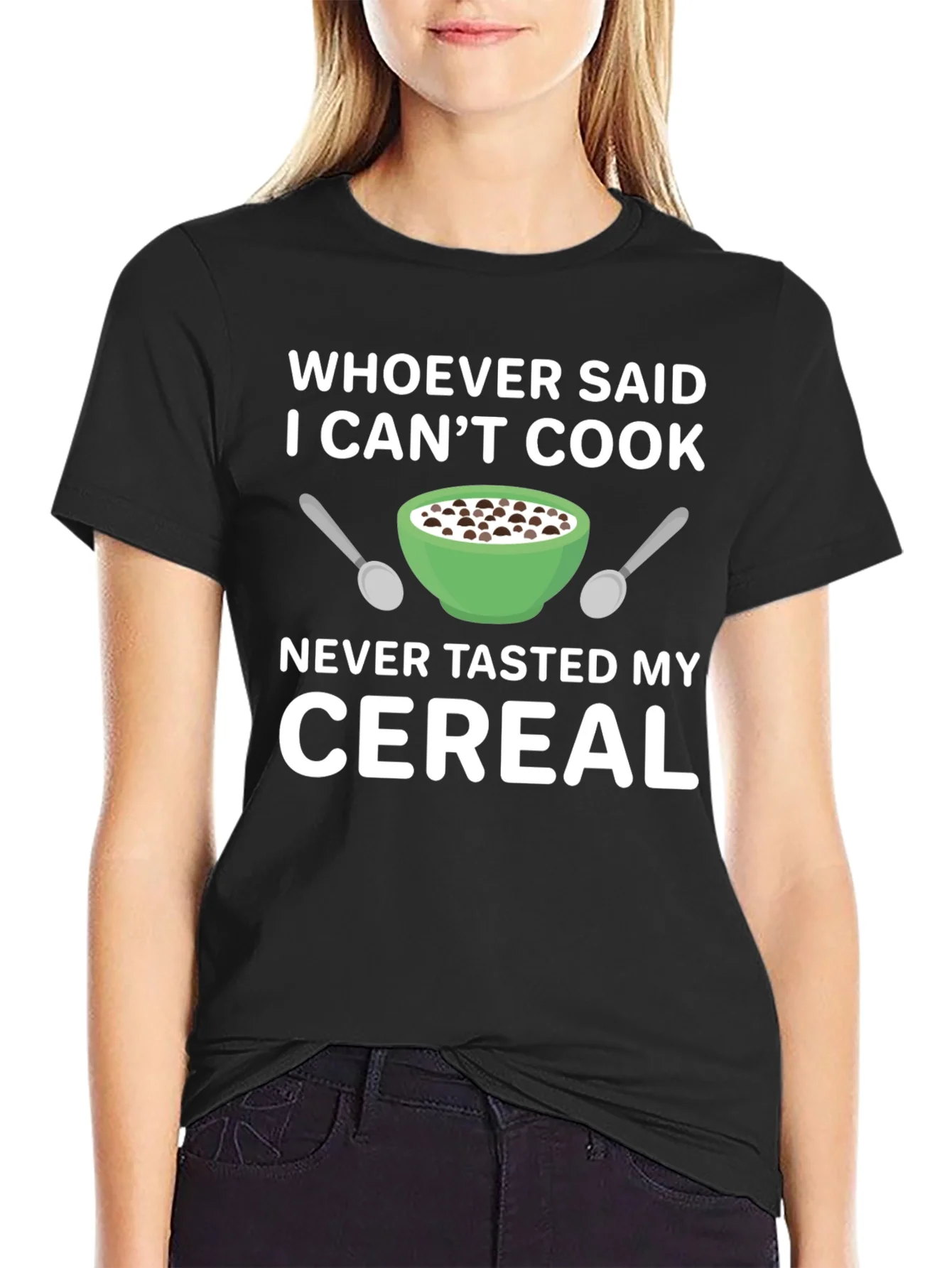 Funny I Cant Cook Cereal T-Shirt