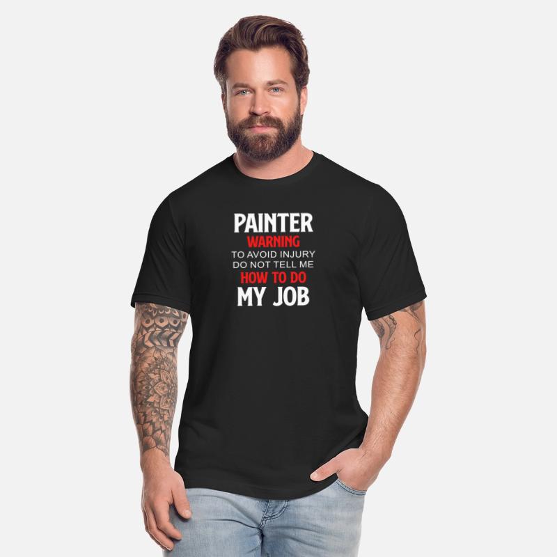 Painter Warning To Avoid Injury House Painter