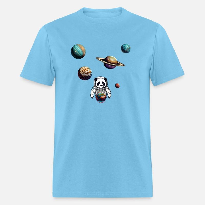 Panda Astronaut Explores The Planets Colour