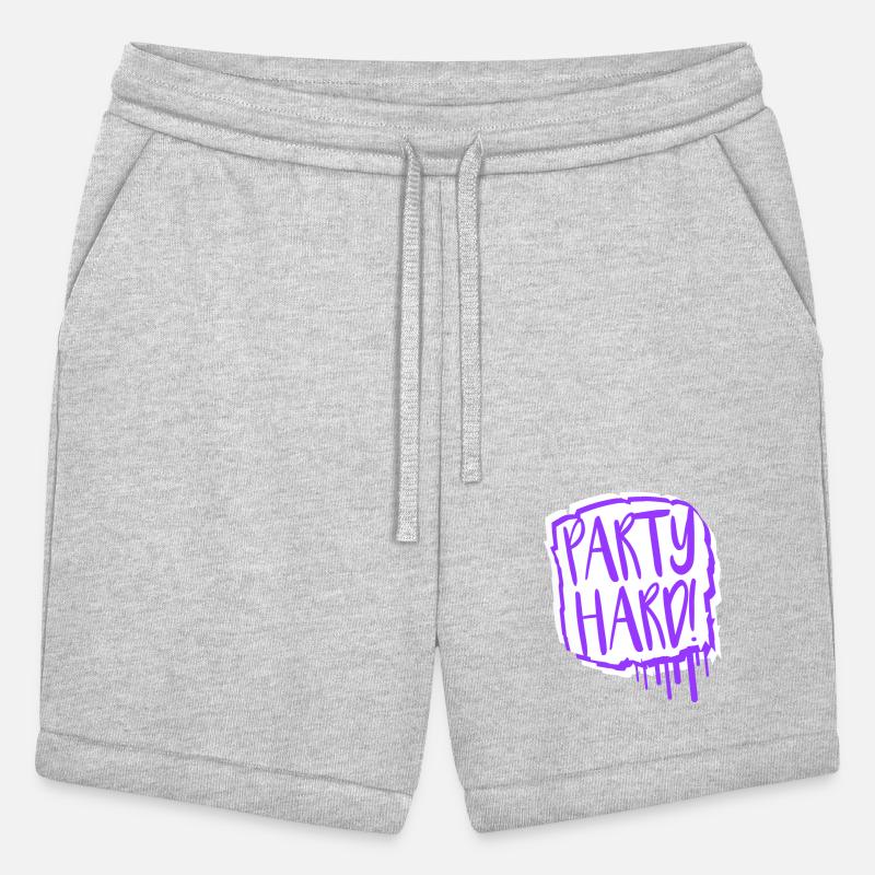 Party Hard Graffiti Spray Drops Stamp Text Slogan