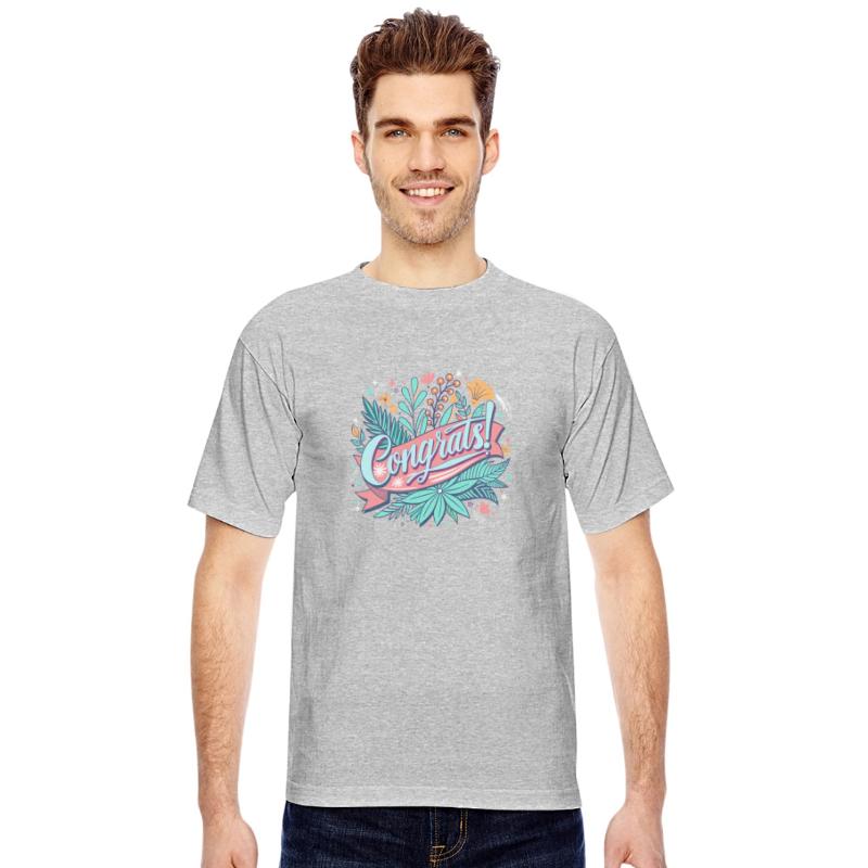 Pastel Congrats Graphic