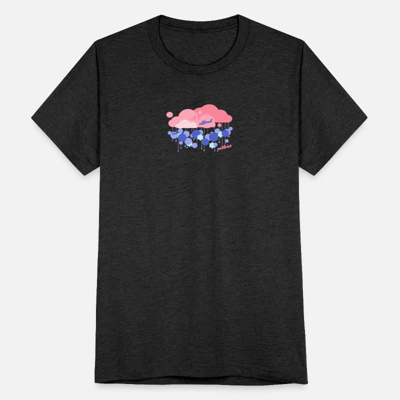 Pastel Rain Cloud with Star Accents