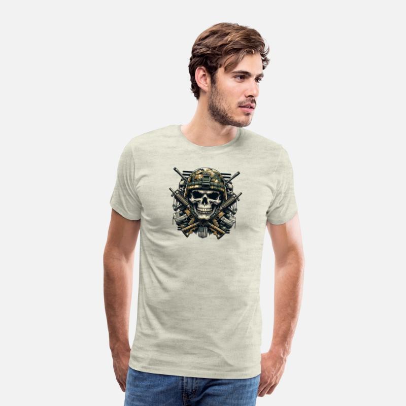 Patriot's Pride: Armed Forces Skull