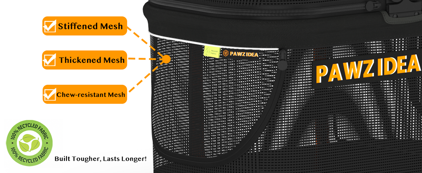 PAWZIDEA Portable Small Dog Crate for Car Travel u - Best Seller