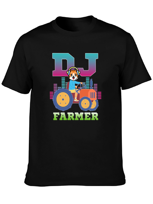 DJ Farmer Graphic Tee - Tractor T-Shirt