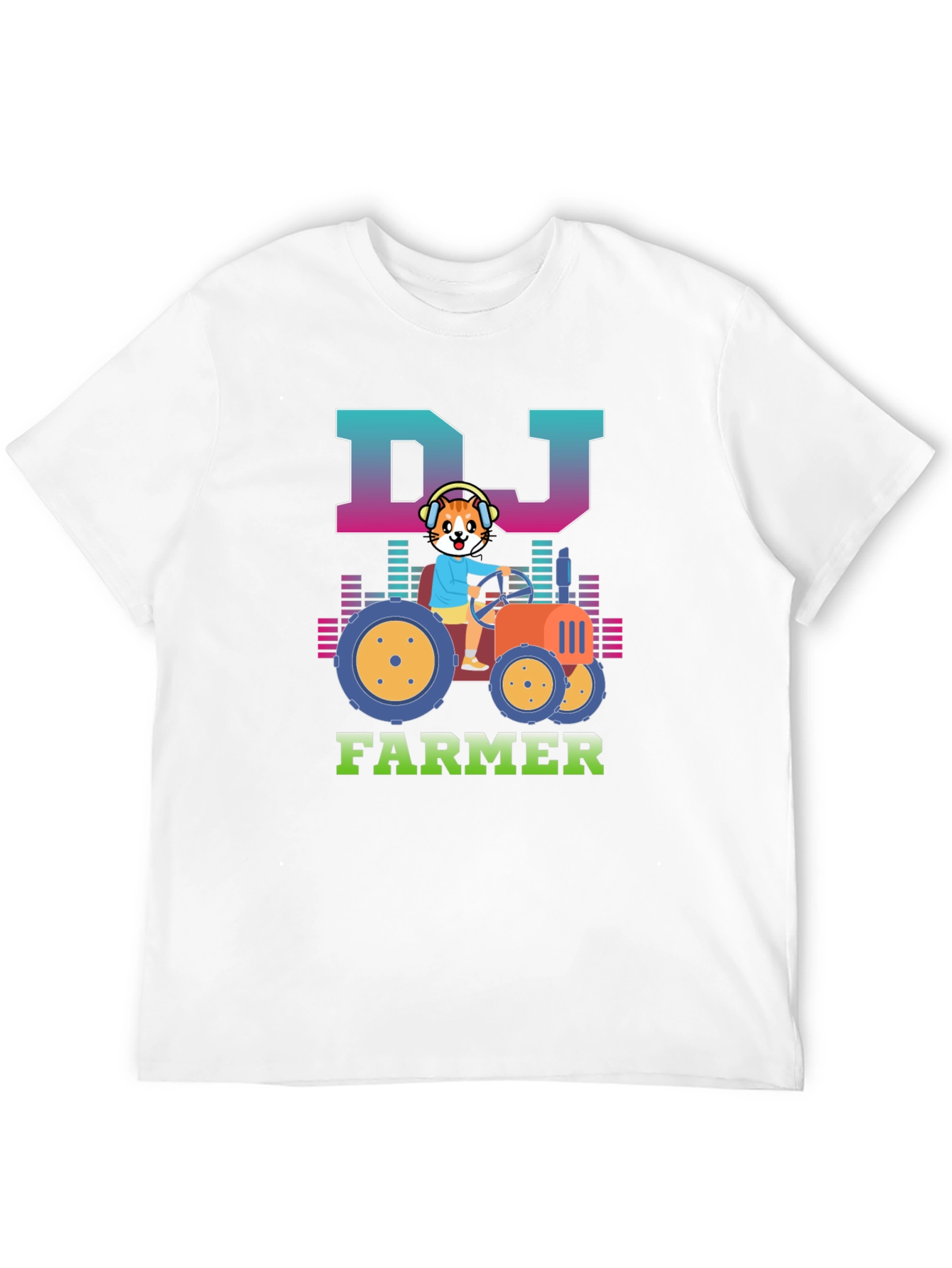 DJ Farmer Graphic Tee - Tractor T-Shirt