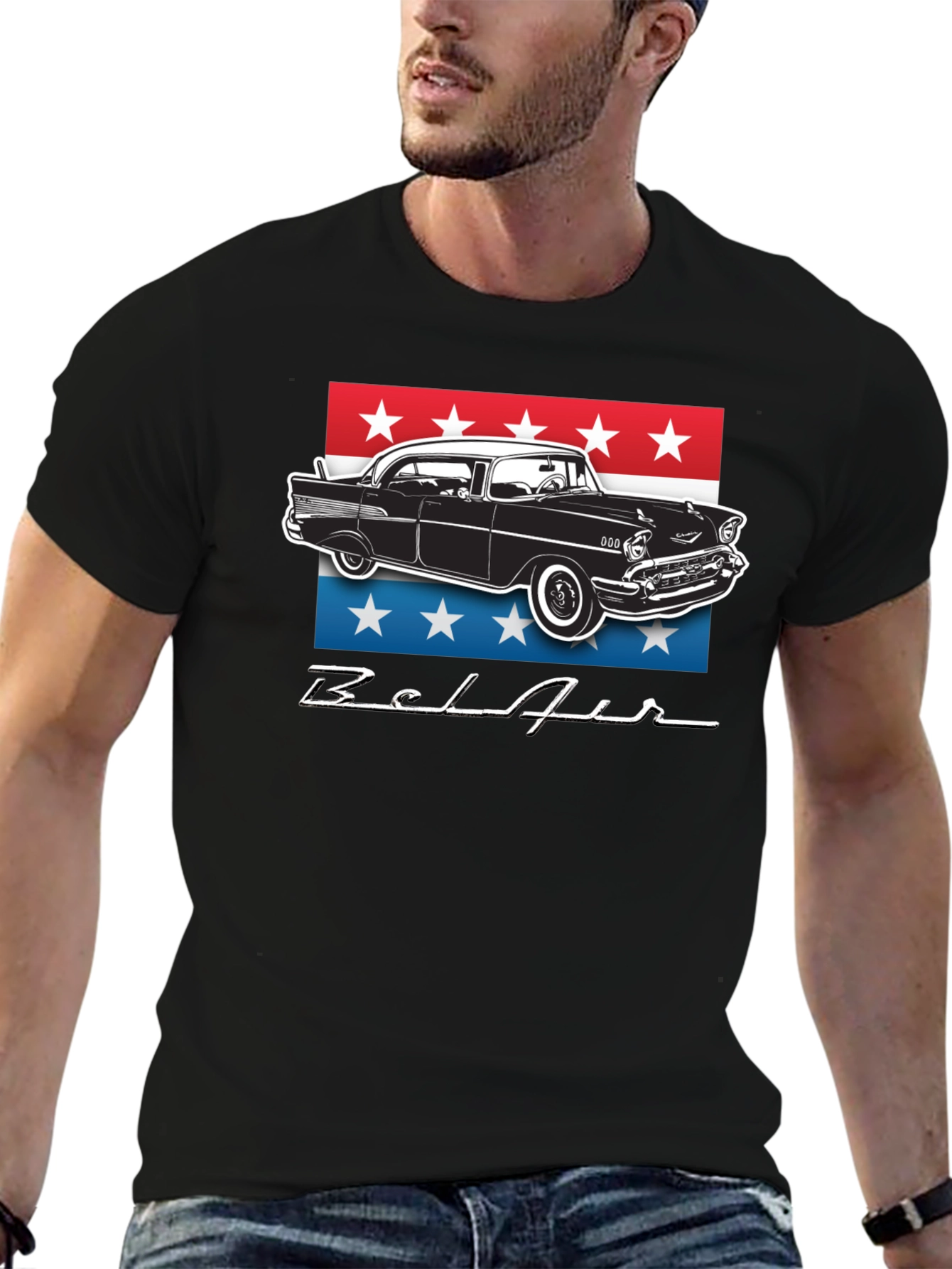 Classic Bel Air Car Graphic T-Shirt