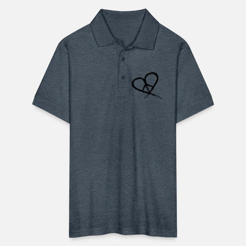 Peace Symbol Hippie Heart Peace Freedom Love