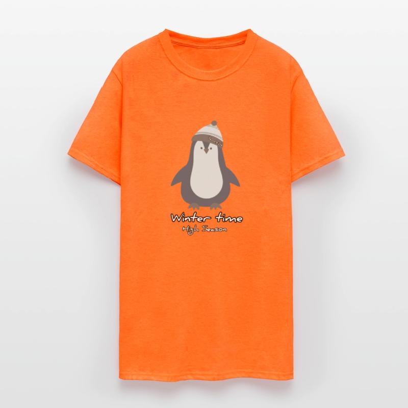 penguin fur Hat Winter time Yardside font logo