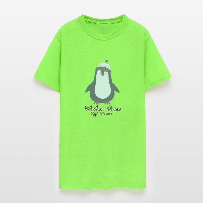 penguin fur Hat Winter time Yardside font logo