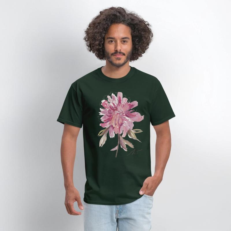 Peony loose watercolor hand-painted