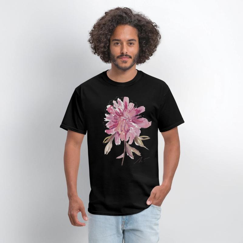 Peony loose watercolor hand-painted