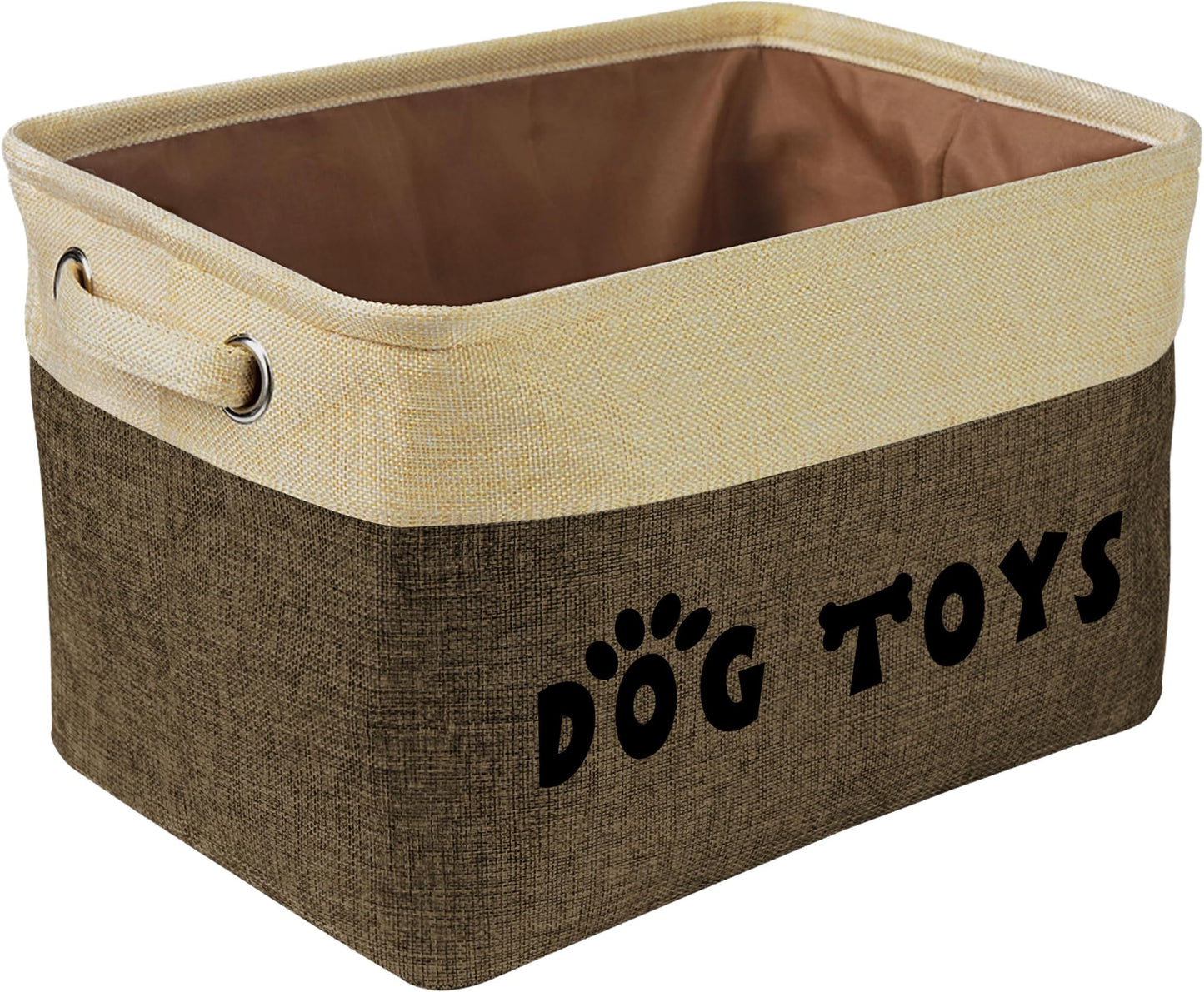 PET ARTIST Dog Toy Basket, Collapsible Dog Toy Bin - Best Seller