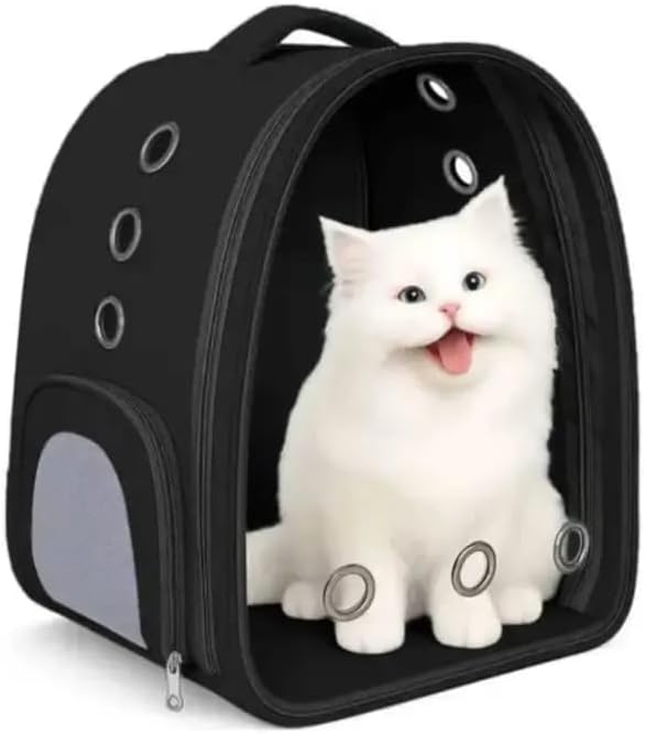 Pet Carrier Backpack for Cats and Small Dogs, Blac - Latest Style