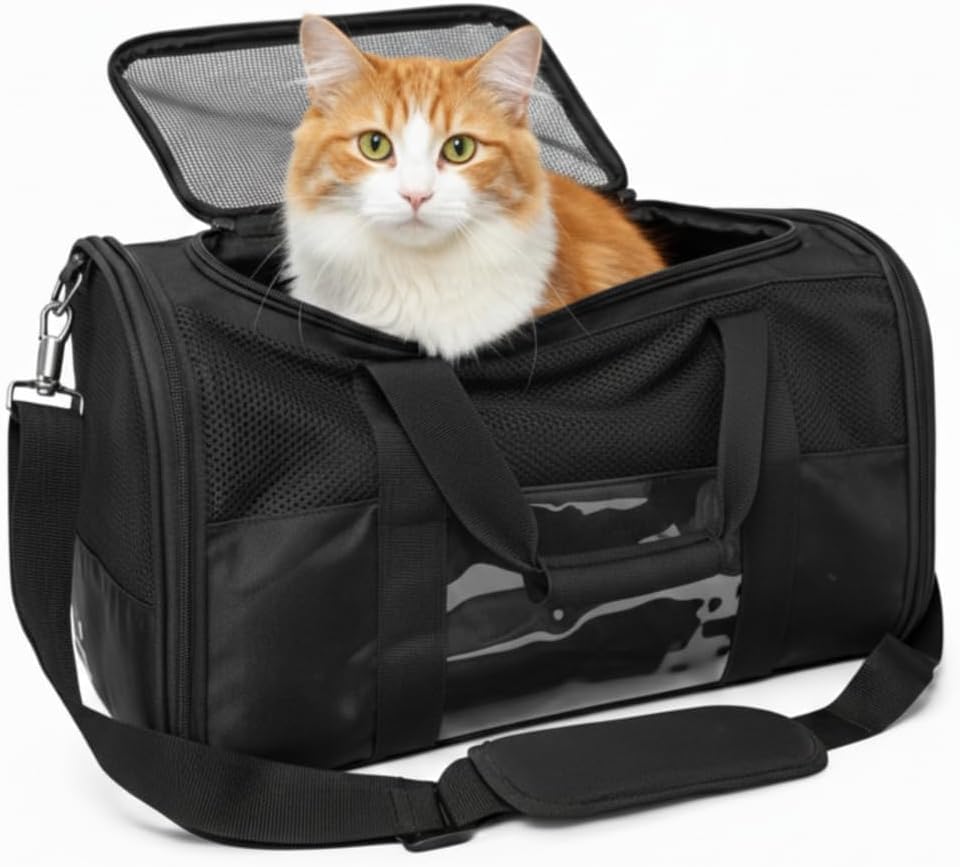 Pet Carrier Bag for Small Dogs and Cats - Breathab - Premium Quality