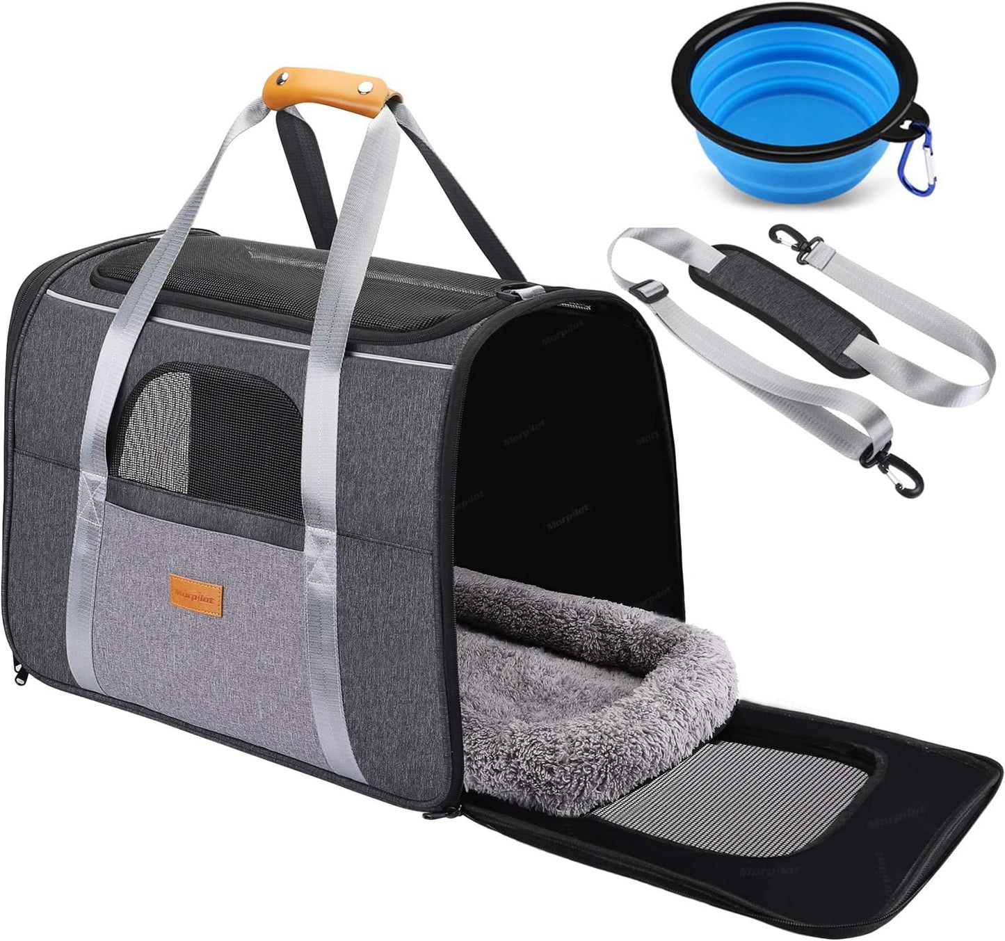 Pet Carrier Bag, Portable Cat Carrier Bag Top Open - Top Rated