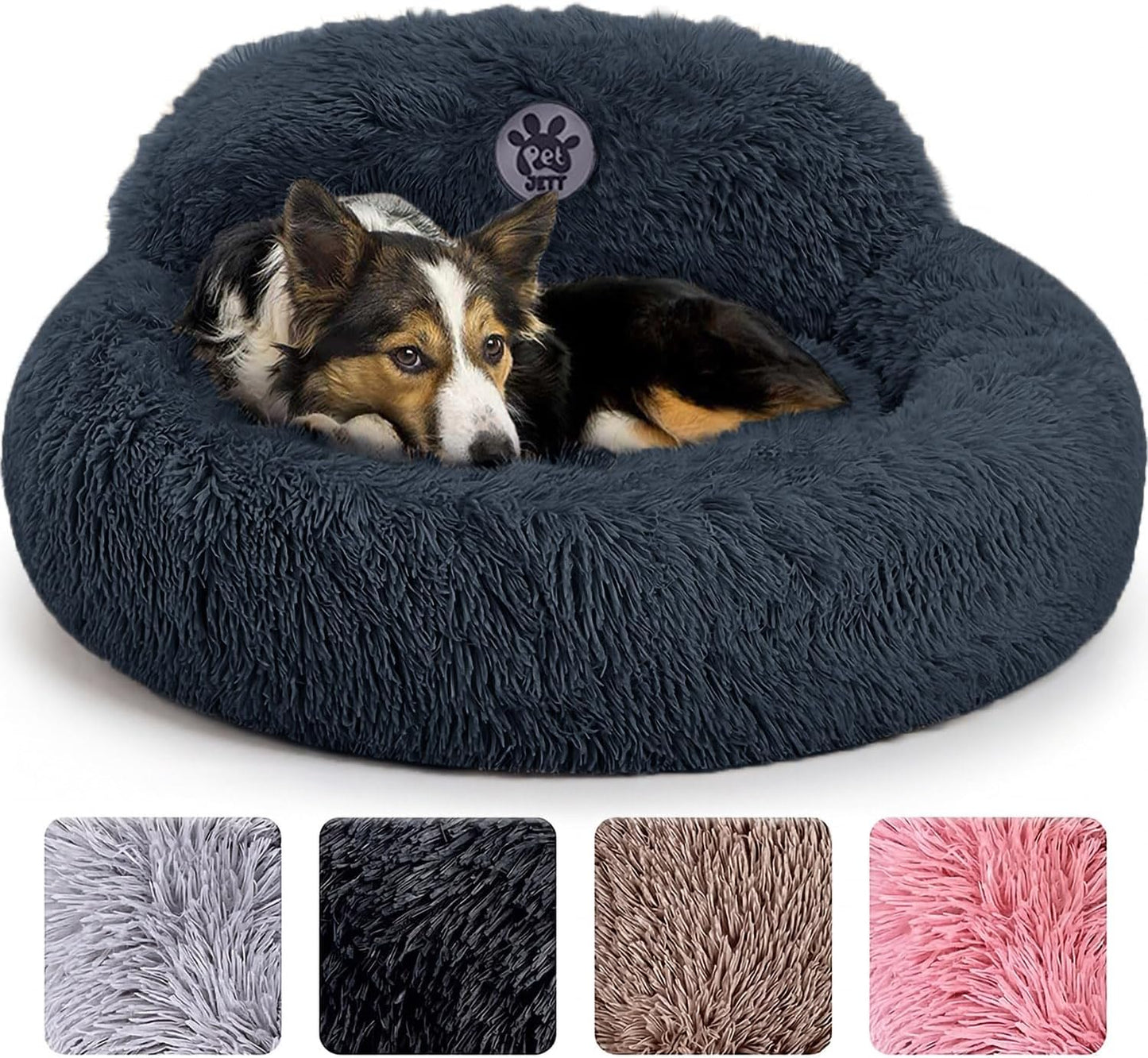 PetJett Calming Dog Bed Medium Size Dog - 30'' Don - Premium Quality