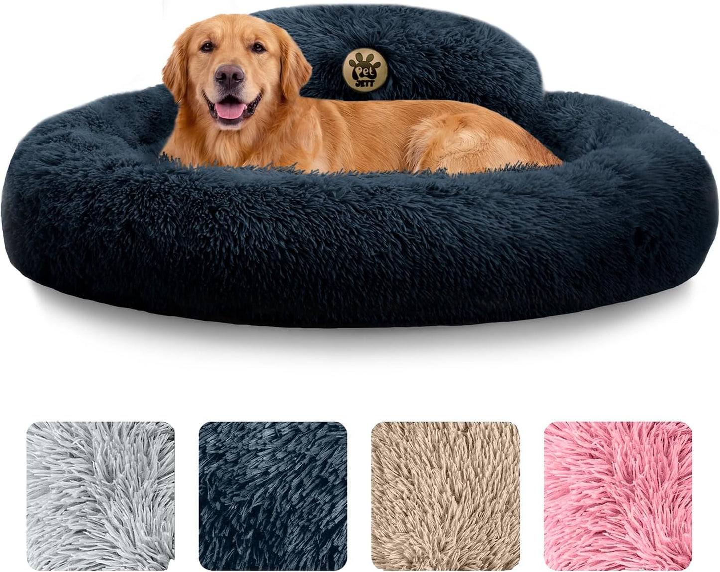 - PetJett Dog Beds Large Sized Dog - 36'' Calming  - Top Rated