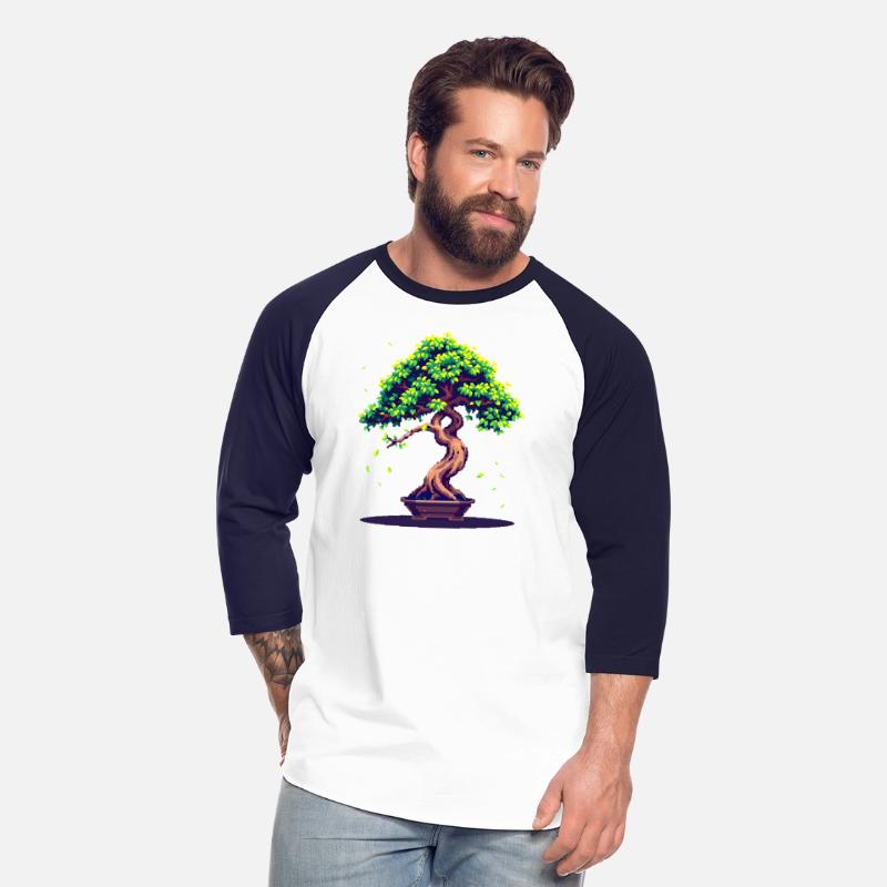 Pixel Bonsai Tree – Retro Nature Serenity