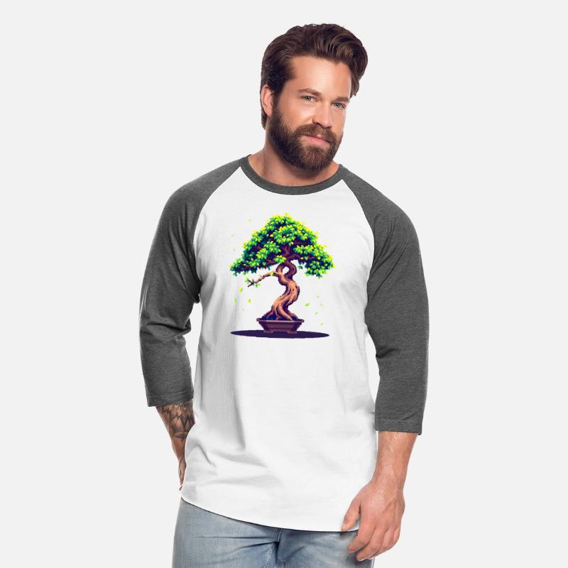 Pixel Bonsai Tree – Retro Nature Serenity
