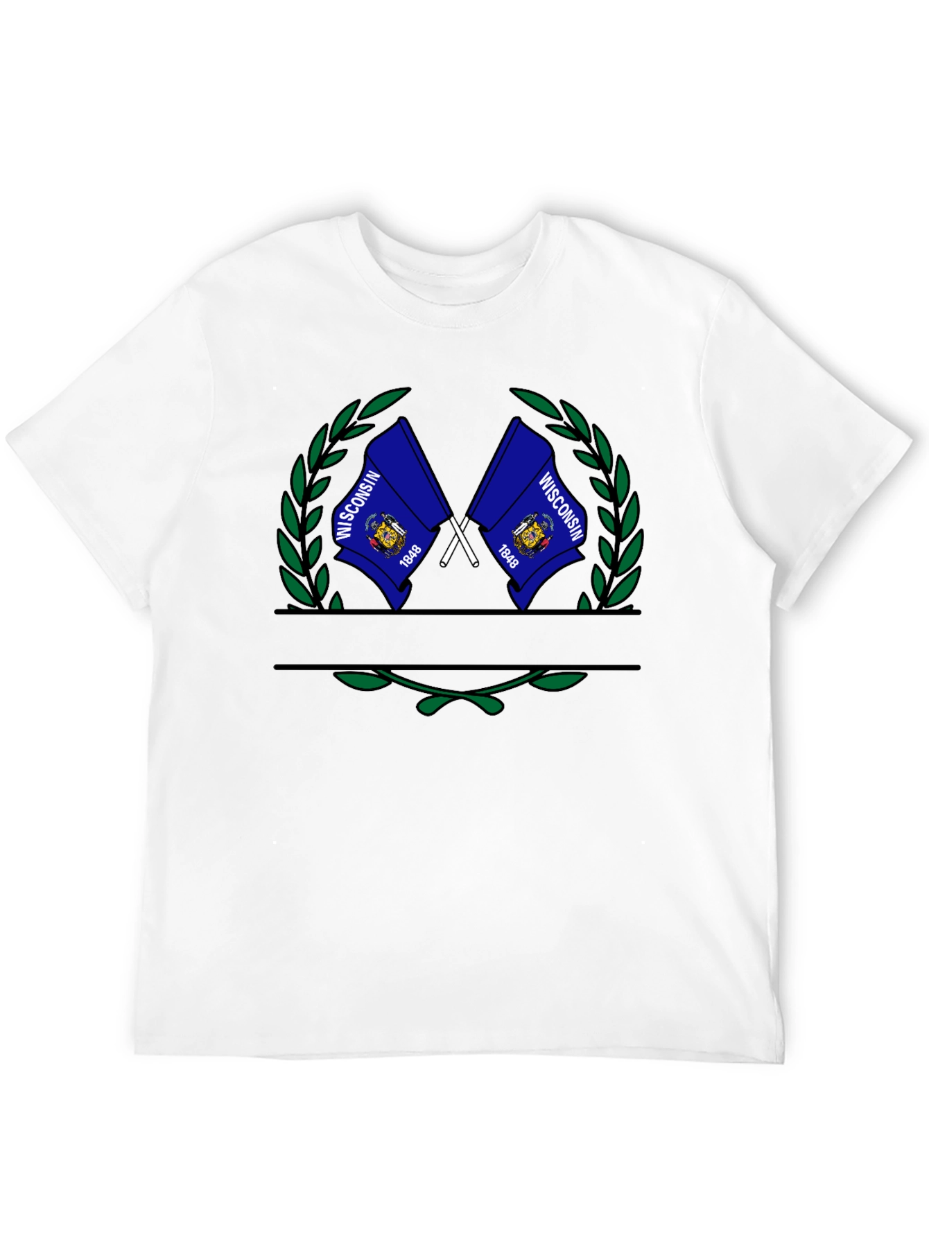 Wisconsin Flag Graphic T-Shirt