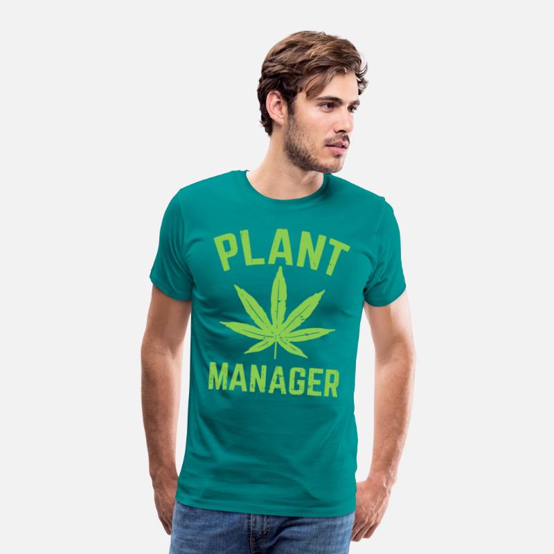 Plant Manager Weed Leaf Cannabis Marijuana Funny 4