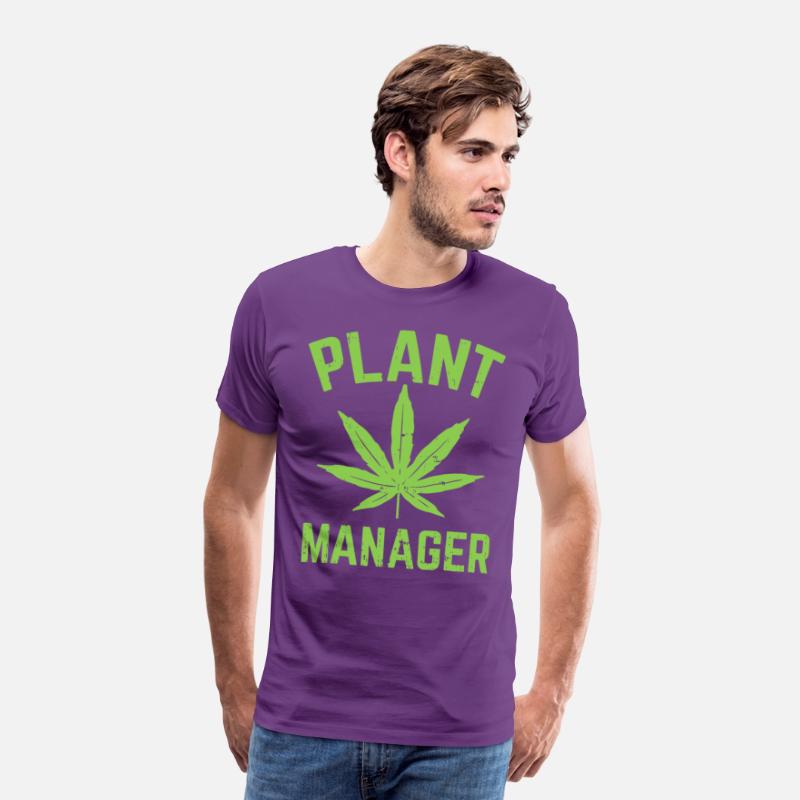 Plant Manager Weed Leaf Cannabis Marijuana Funny 4