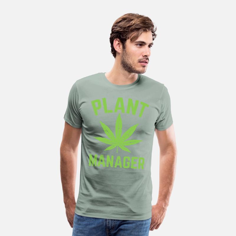 Plant Manager Weed Leaf Cannabis Marijuana Funny 4