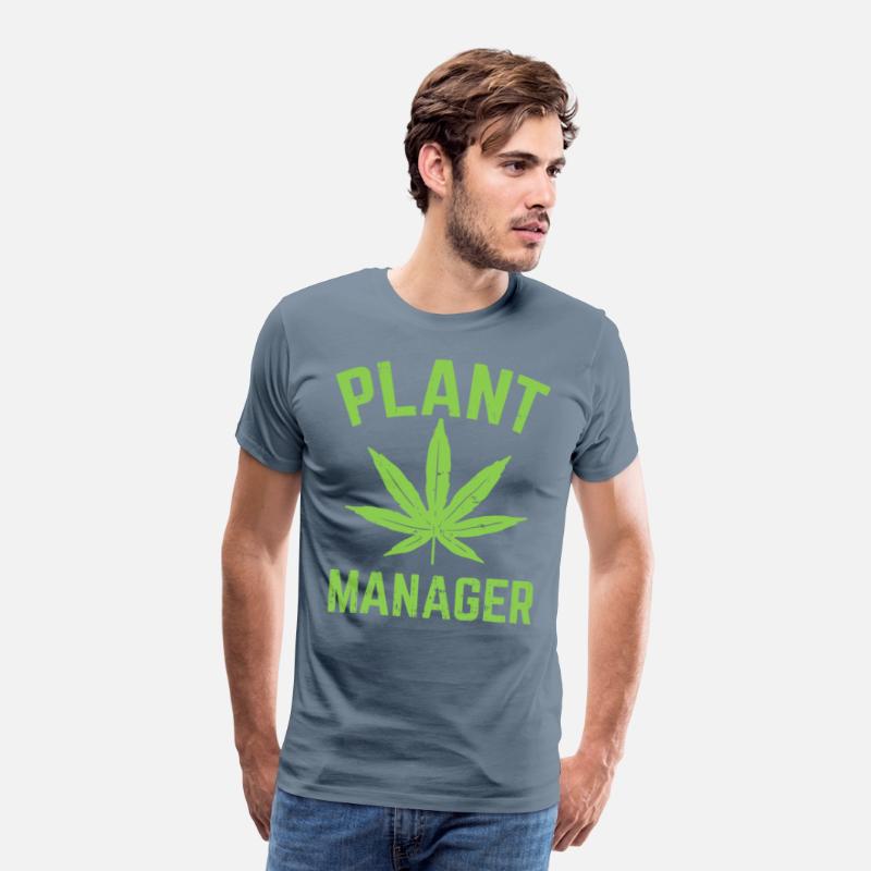 Plant Manager Weed Leaf Cannabis Marijuana Funny 4