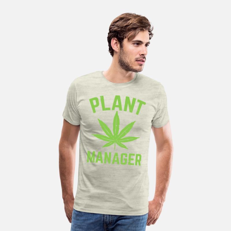 Plant Manager Weed Leaf Cannabis Marijuana Funny 4