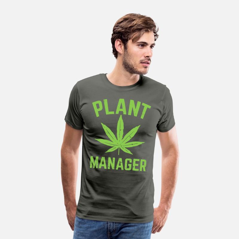 Plant Manager Weed Leaf Cannabis Marijuana Funny 4