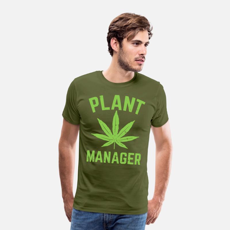 Plant Manager Weed Leaf Cannabis Marijuana Funny 4