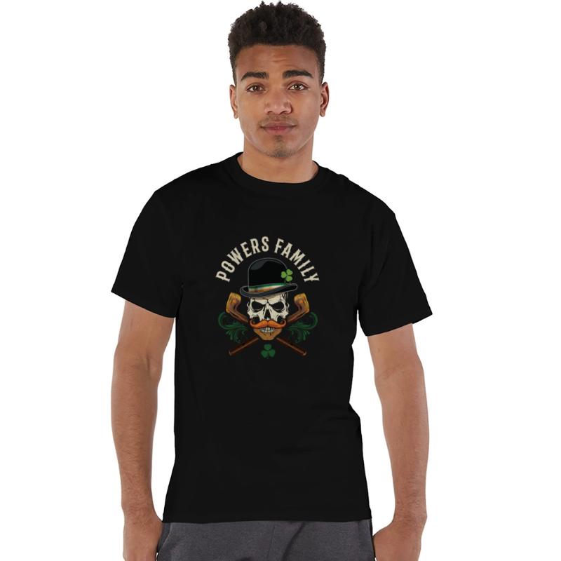 Powers Family Irish Skull with Shillelagh