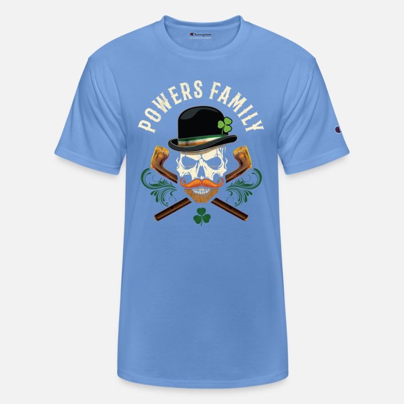 Powers Family Irish Skull with Shillelagh