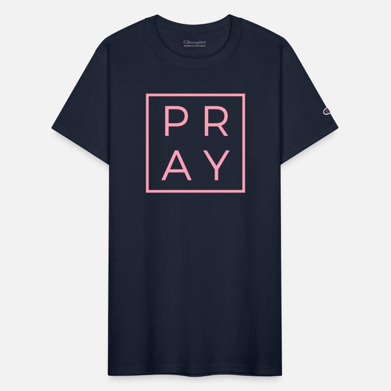 Pray, Christian, Faith, Pink