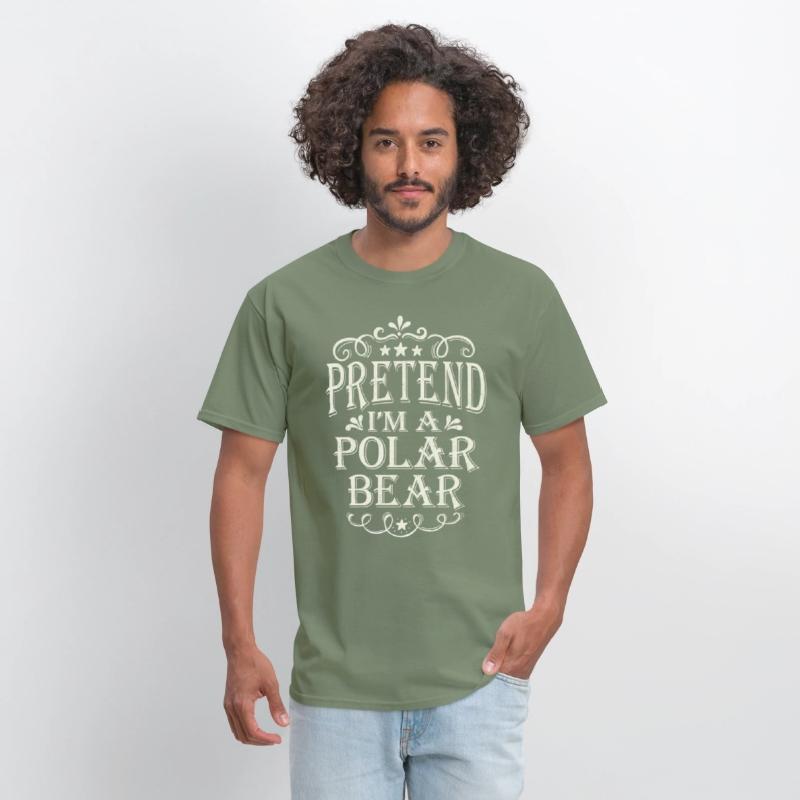 Pretend I'm Polar Bear Funny Costume Halloween