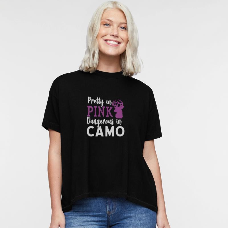 Pretty in Pink Dangerous in Camo Hunter Girl