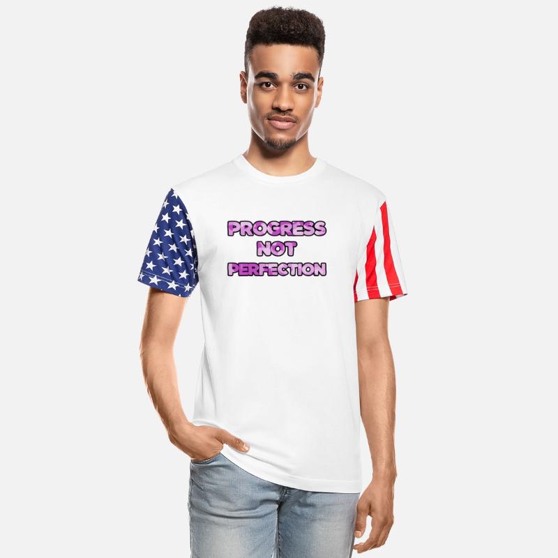 Progress Not Perfection purple camo