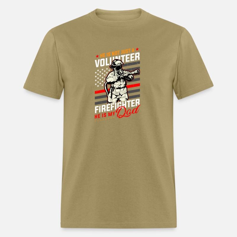 Proud Firefighter In A Fire Brigade Or Proud