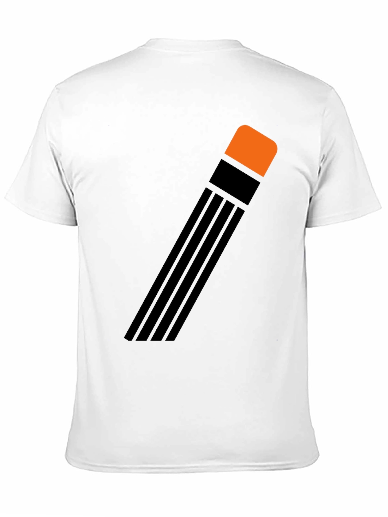 Pencil Graphic Black T-Shirt