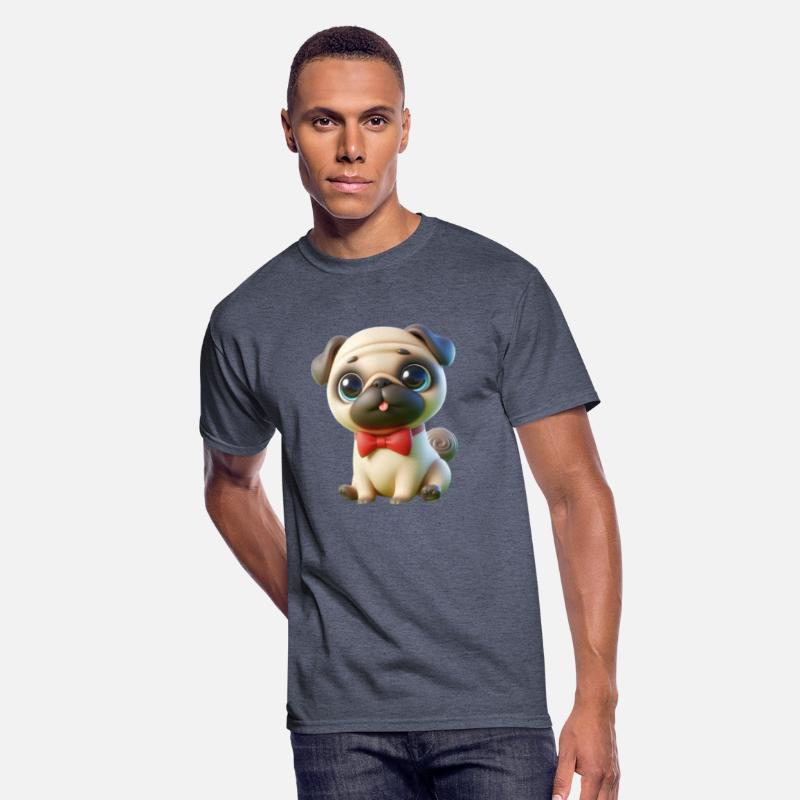 Pug dog in a bow tie