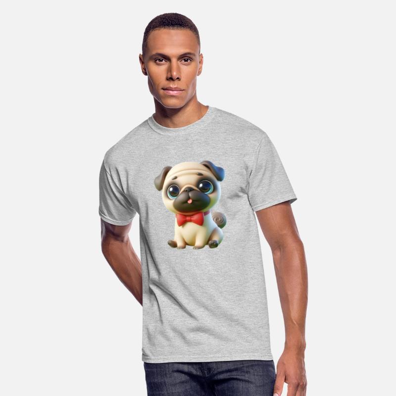 Pug dog in a bow tie