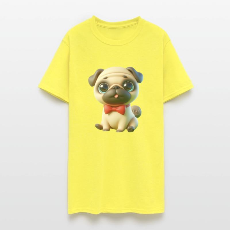 Pug dog in a bow tie