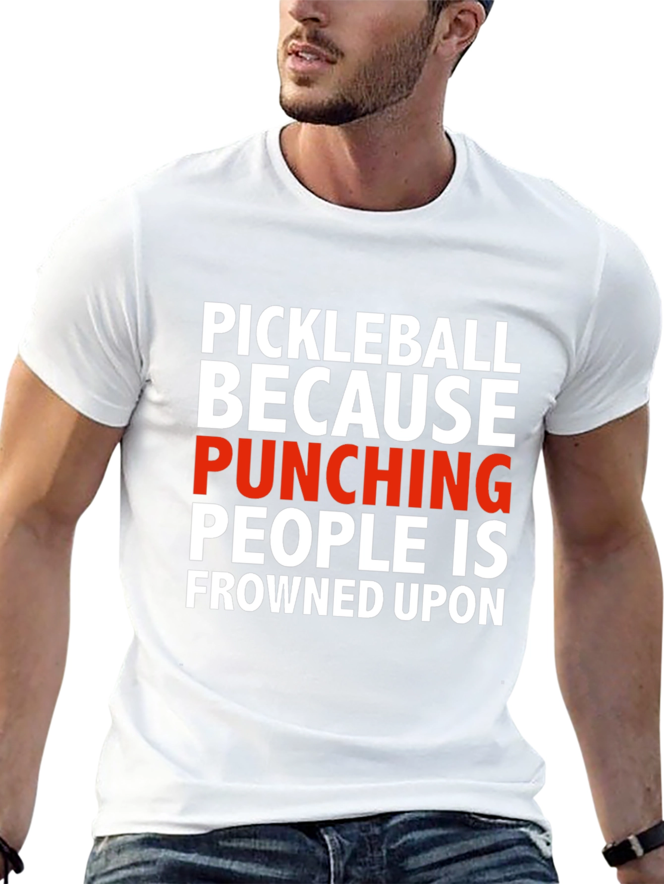 Pickleball Punishing People T-Shirt